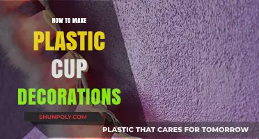 Creative DIY: Transforming Plastic Cups into Stunning Decorations Easily