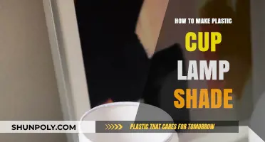 DIY Plastic Cup Lampshade: Creative Lighting Craft Tutorial