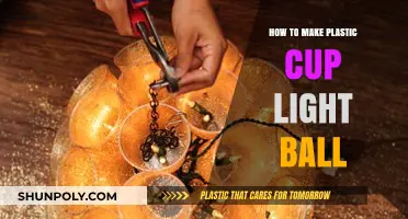 DIY Plastic Cup Light Ball: Easy Crafting Guide for Glowing Decor
