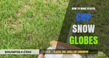 DIY Plastic Cup Snow Globes: Easy Crafting for Festive Fun