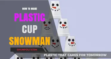 Crafting a Charming Plastic Cup Snowman: Easy DIY Guide