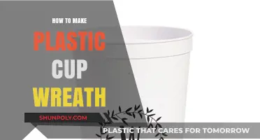 Creative DIY: Crafting a Festive Plastic Cup Wreath Step-by-Step