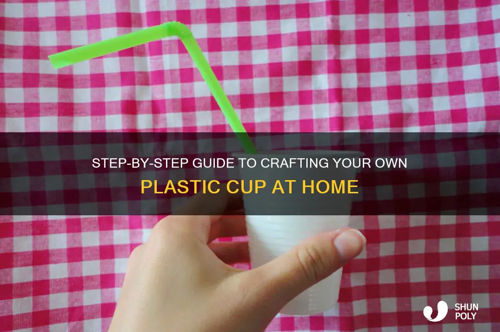 how to make plastic cup