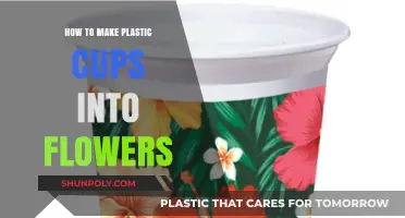 Creative Upcycling: Transforming Plastic Cups into Beautiful DIY Flowers