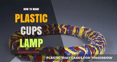 Creative DIY: Crafting a Unique Lamp from Plastic Cups