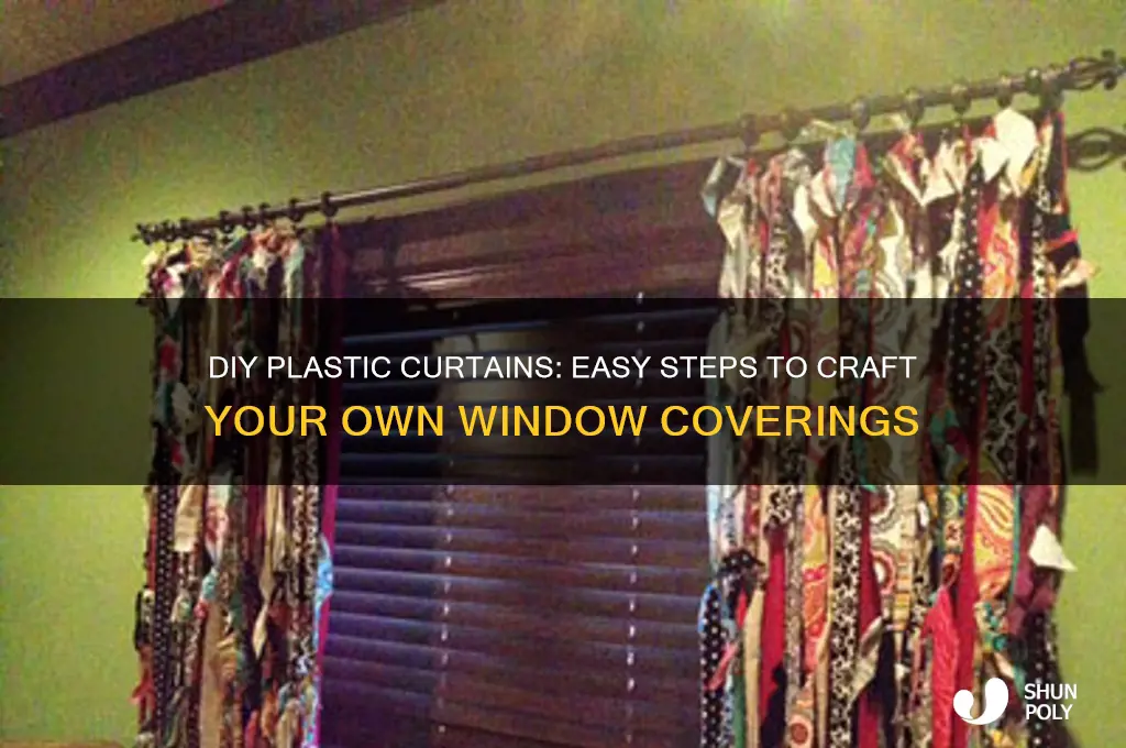 how to make plastic curtains