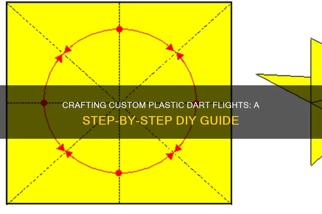 how to make plastic dart flights