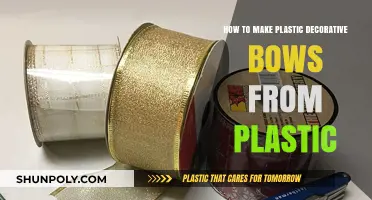 Crafting Stunning Plastic Decorative Bows: A Step-by-Step DIY Guide
