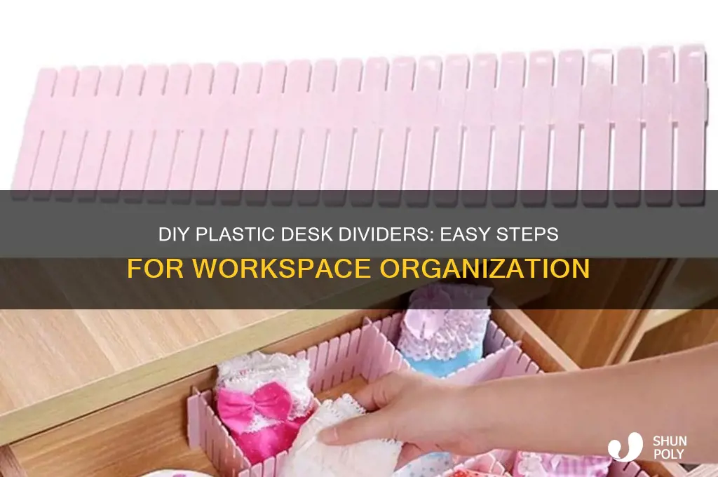 how to make plastic desk dividers