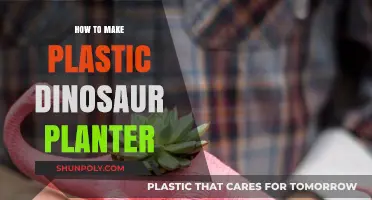 DIY Plastic Dinosaur Planter: Creative Upcycling for Your Garden