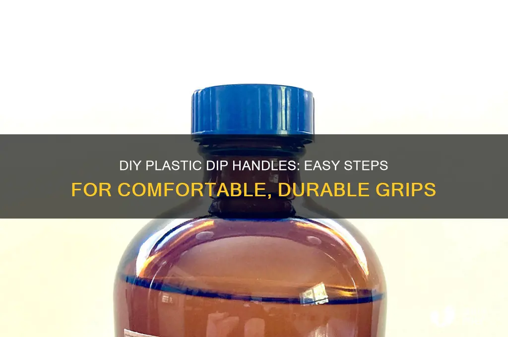 how to make plastic dip handles