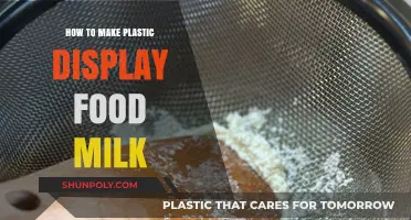 Crafting Realistic Plastic Display Food Milk: A Step-by-Step Guide
