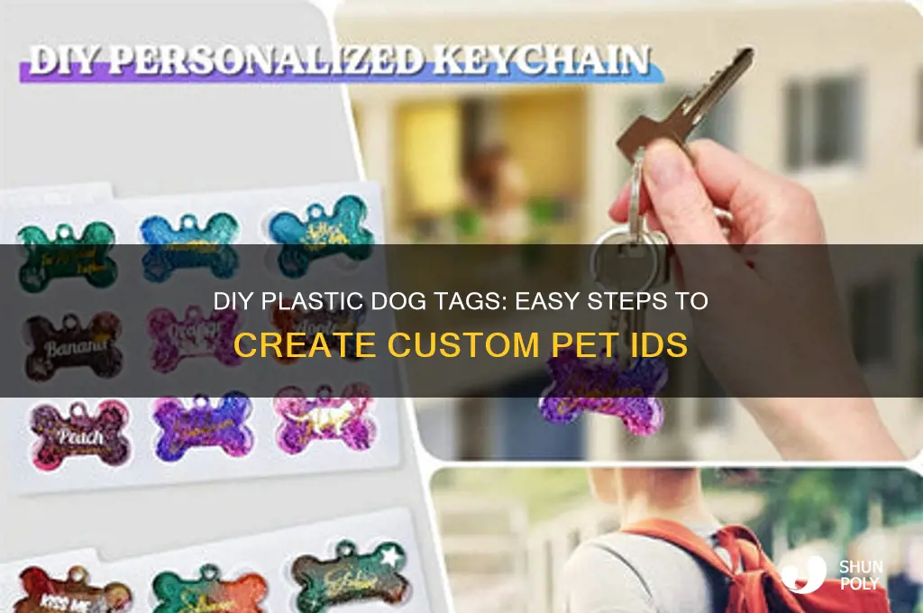 how to make plastic dog tags