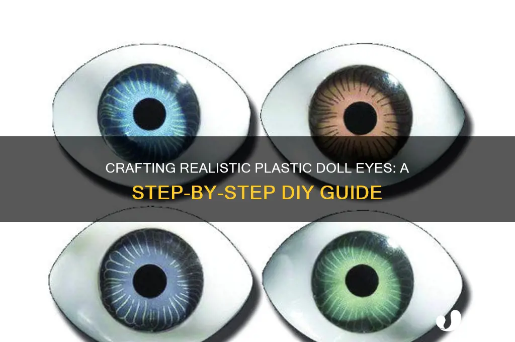 how to make plastic doll eyes