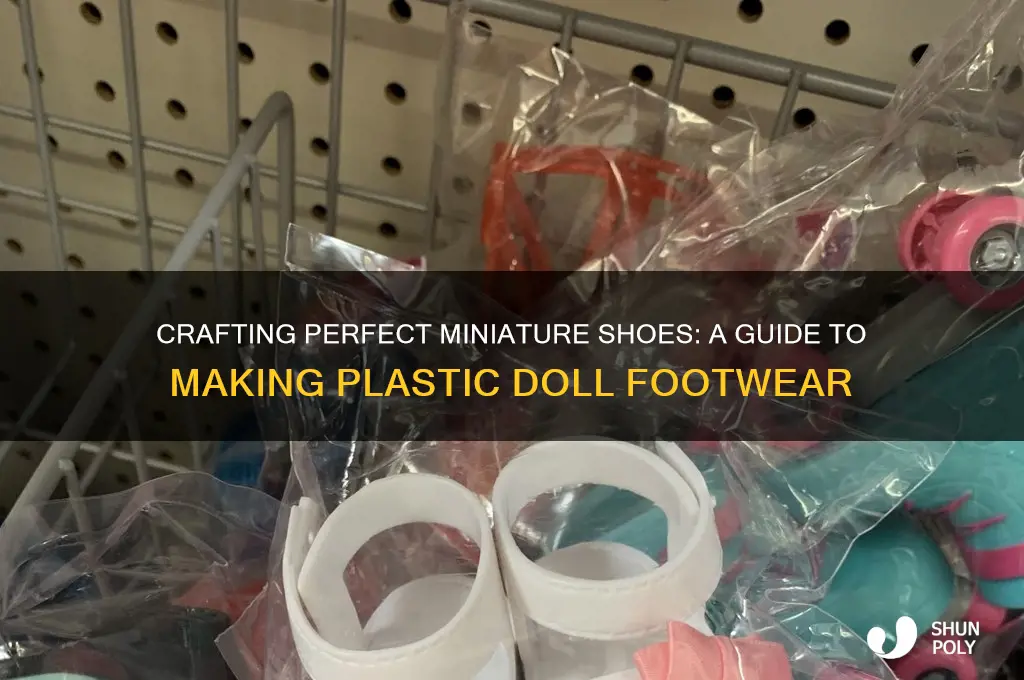 how to make plastic doll shoes
