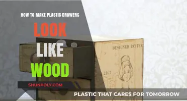 Transform Plastic Drawers into Wood-Look Storage with Easy DIY Techniques