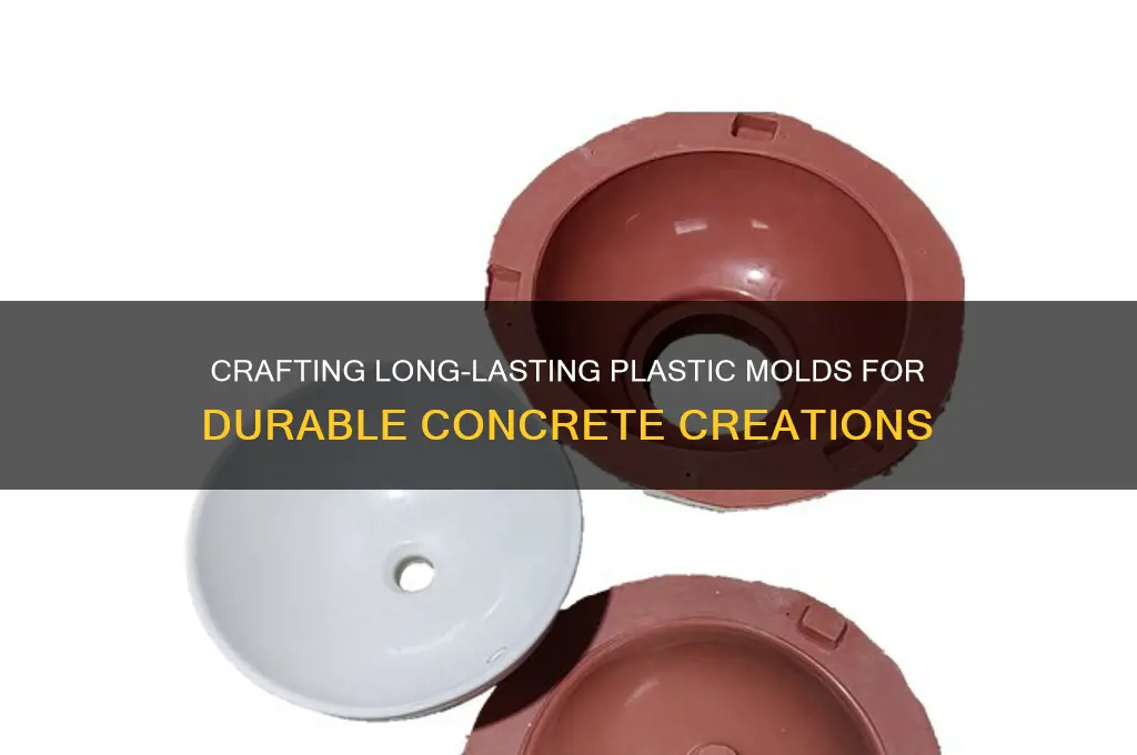 how to make plastic durable concrete molds
