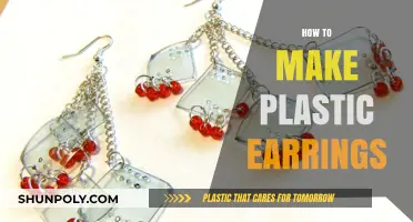 Crafting Unique Plastic Earrings: A Step-by-Step DIY Guide