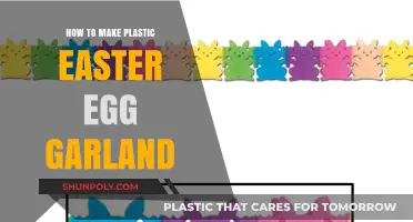 Crafting a Festive Plastic Easter Egg Garland: Easy DIY Guide