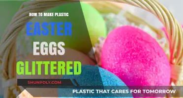 DIY Sparkling Plastic Easter Eggs: Easy Glitter Craft Tutorial