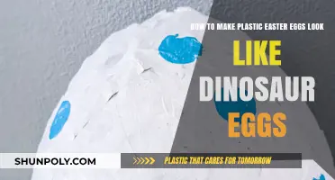 Transform Plastic Easter Eggs into Realistic Dinosaur Eggs: DIY Guide