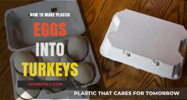 Crafting Adorable Turkey Decor from Plastic Eggs: A Creative DIY Guide