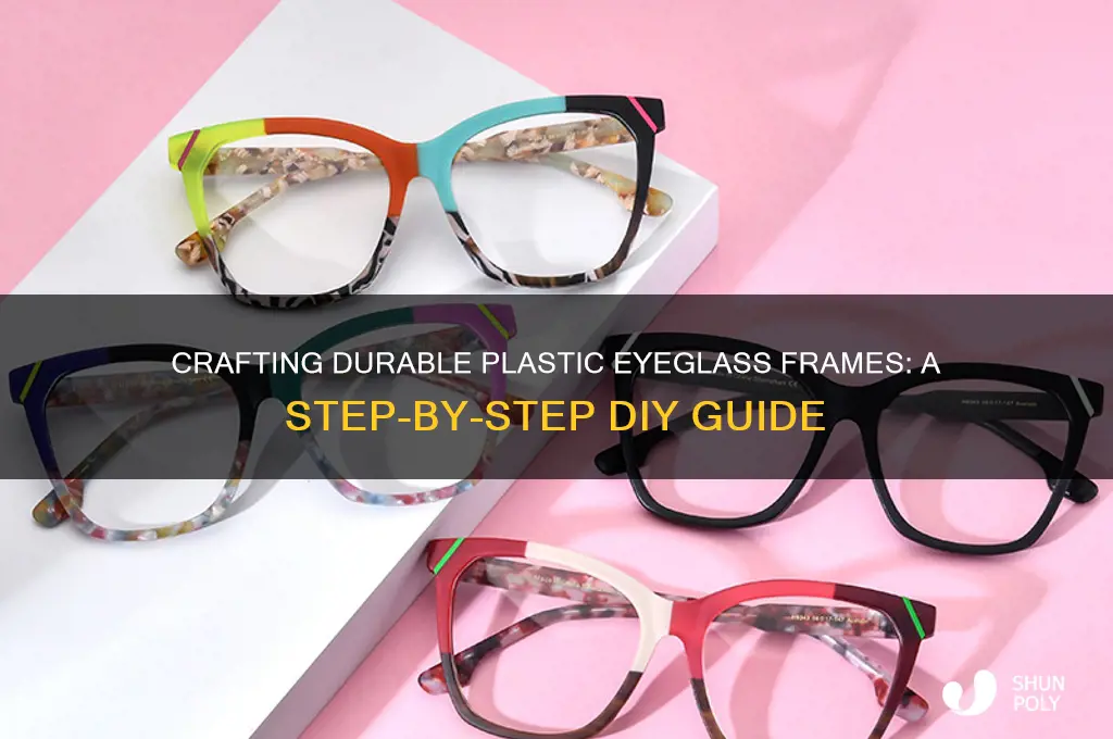 how to make plastic eyeglass frames