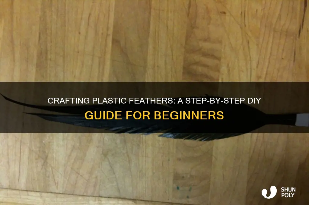 how to make plastic feathers
