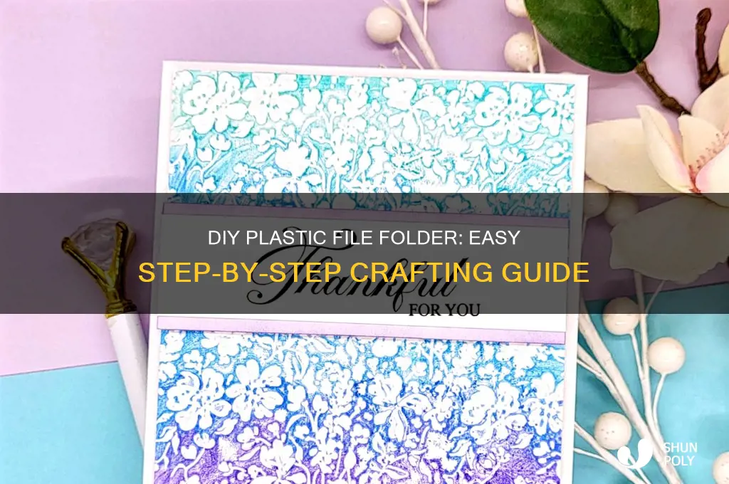 how to make plastic file folder