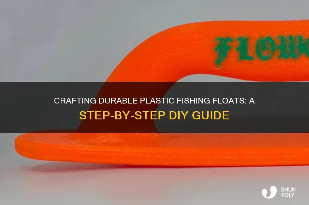 how to make plastic fishing floats