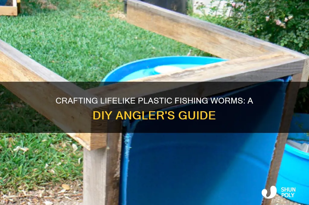 how to make plastic fishing worms
