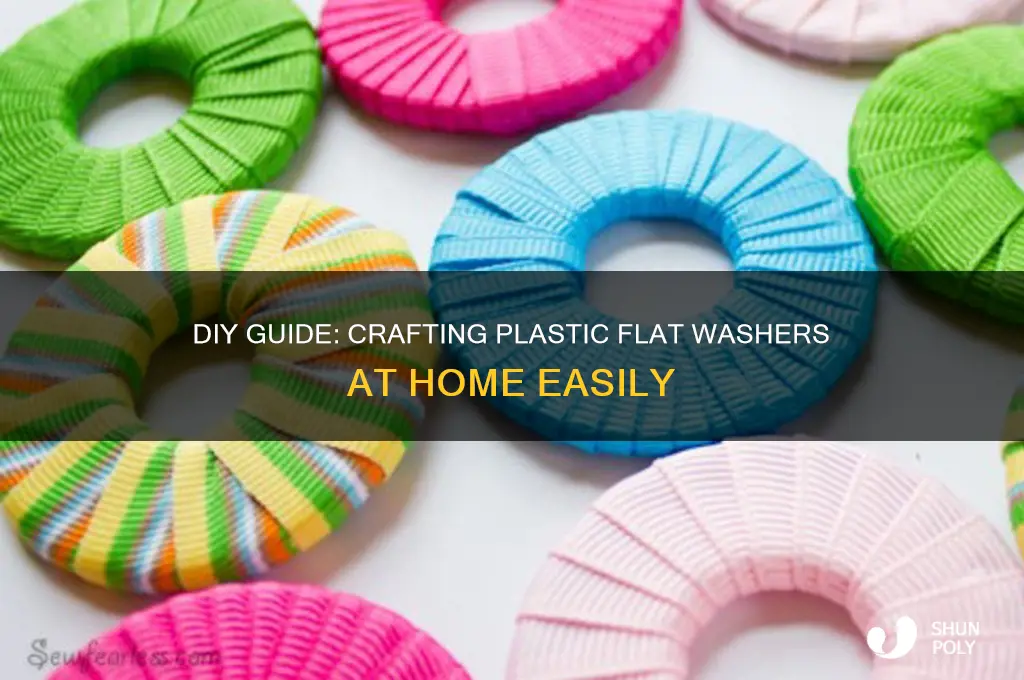 how to make plastic flat washer