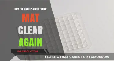 Revive Your Plastic Floor Mat: Simple Tips for Crystal Clarity