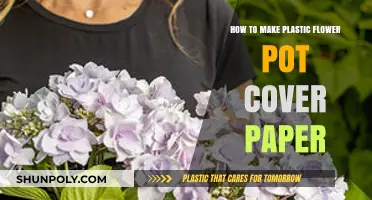Crafting Elegant Paper Covers for Plastic Flower Pots: A DIY Guide