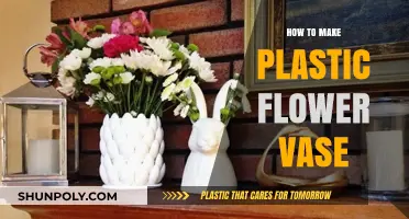 Creative DIY Guide: Crafting a Beautiful Plastic Flower Vase