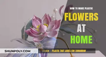 Crafting Lifelike Plastic Flowers: A Simple DIY Home Guide