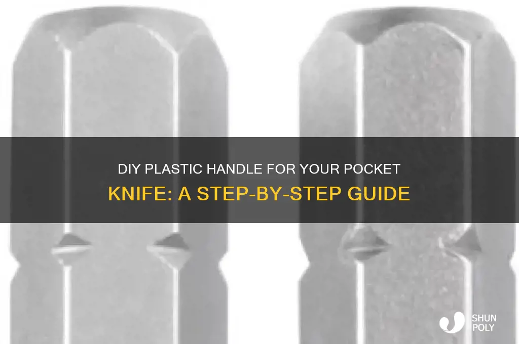 how to make plastic for a pocket knife