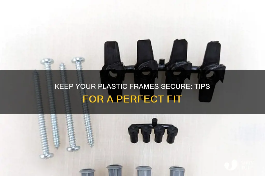 how to make plastic frames stay on face