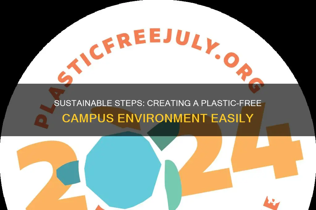 how to make plastic free campus
