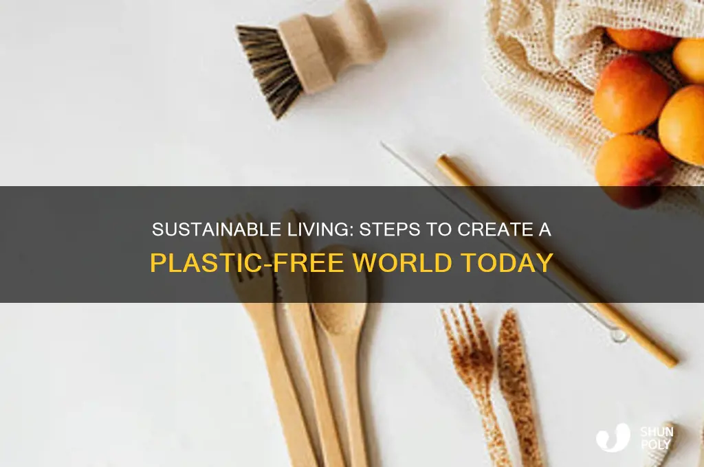 how to make plastic free world
