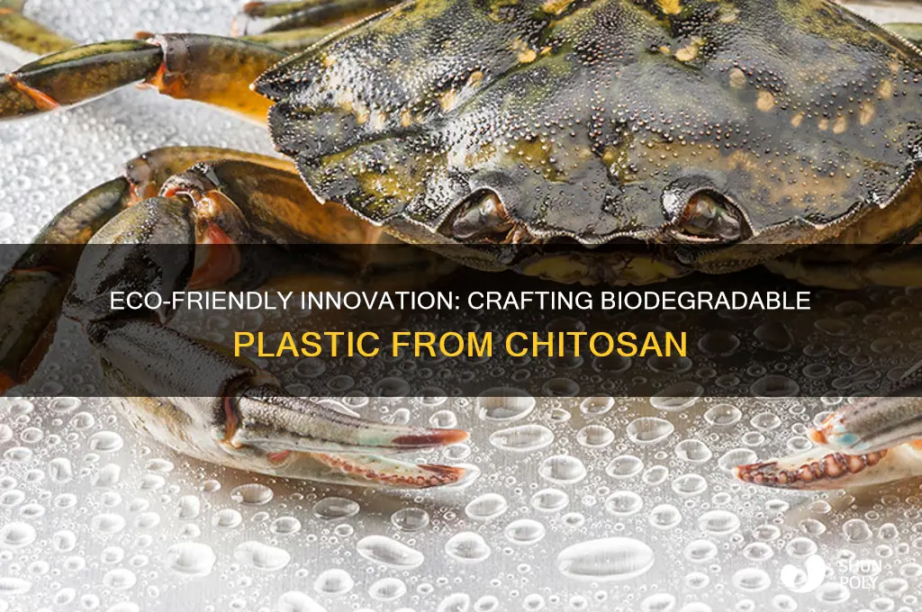 how to make plastic from chitosan