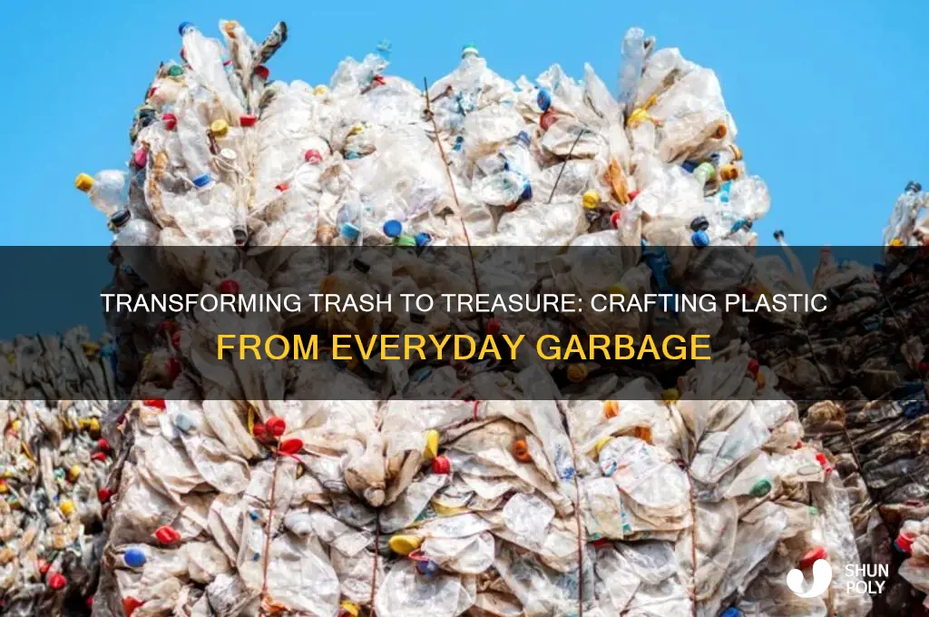how to make plastic from garbage
