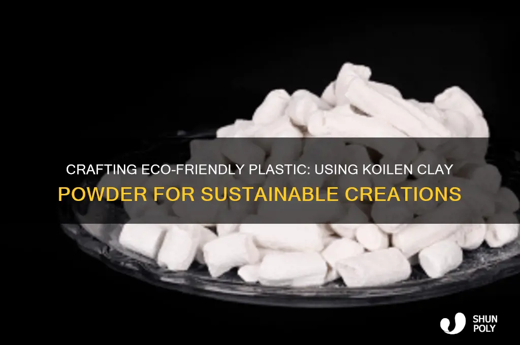 how to make plastic from koilen clay powder
