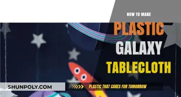 DIY Plastic Galaxy Tablecloth: Crafting a Cosmic Table Setting