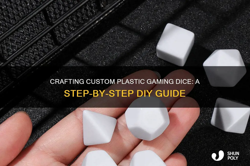 how to make plastic gaming dice