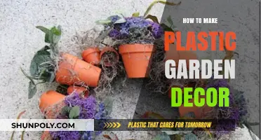 Creative DIY: Crafting Durable Plastic Garden Decor Step-by-Step