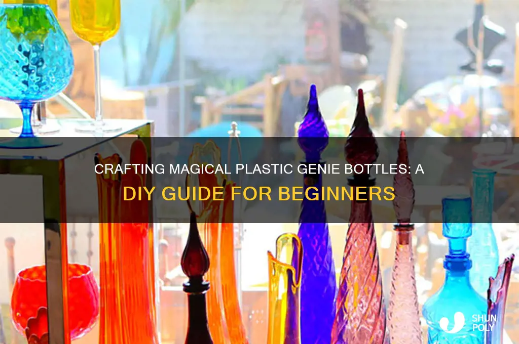 how to make plastic genie bottles