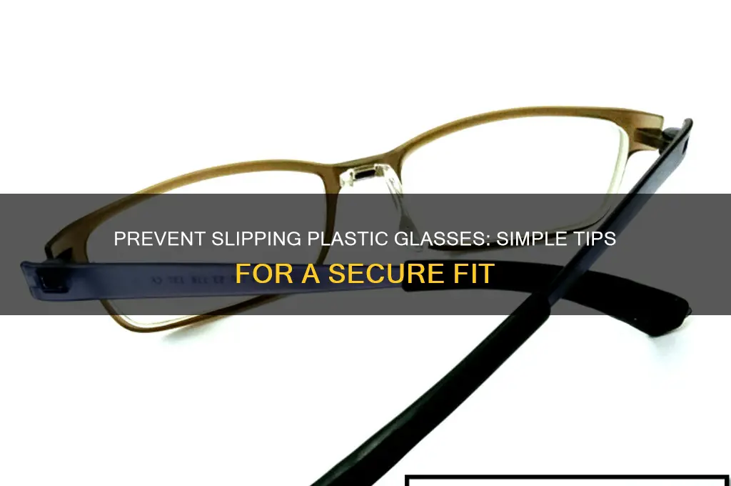how to make plastic glasses not slip