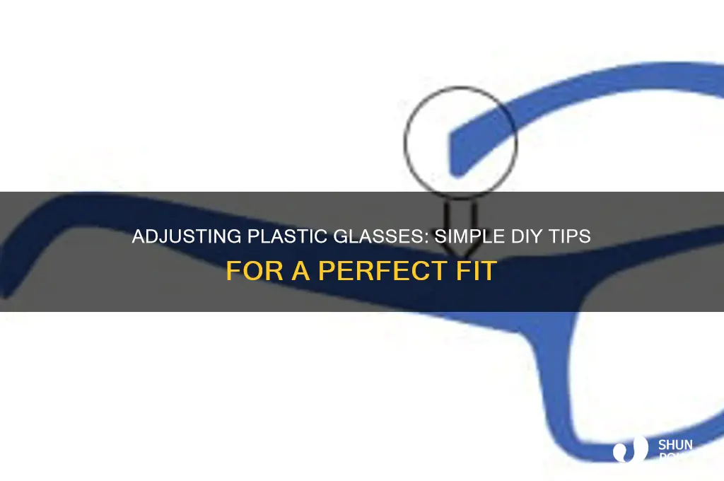 how to make plastic glasses smaller