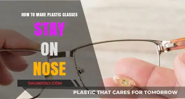 Keep Your Plastic Glasses Secure: Simple Nose-Fit Solutions